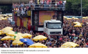 SP: ao menos 45 cidades cancelam o Carnaval 2022 devido à Covid-19