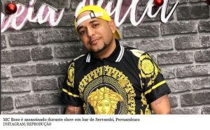 MC Boco do Borel é morto durante show em Pernambuco