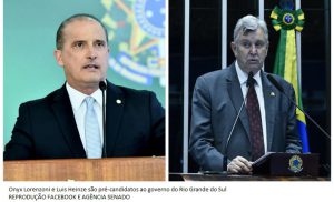 Onyx e Heinze disputam apoio de Bolsonaro no Rio Grande do Sul